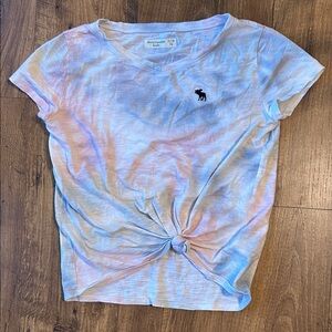 Abercrombie & Fitch Pastel Tie-Dye Knot Tee